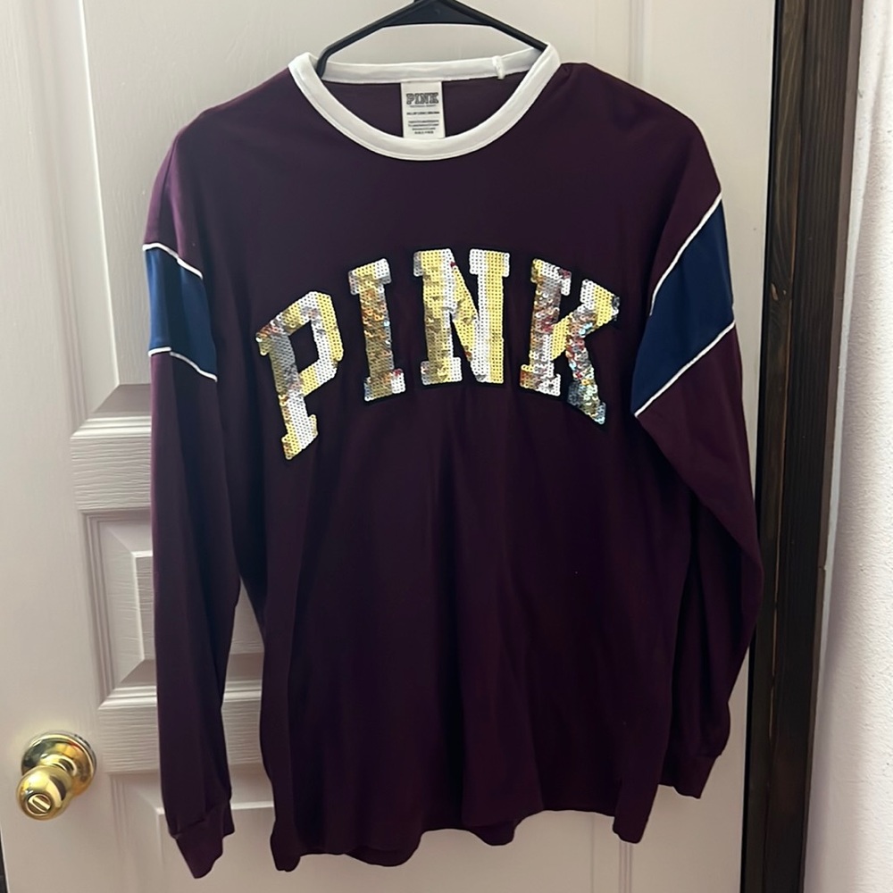 Victoria’s Secret longsleeve sleeve with sequins pink